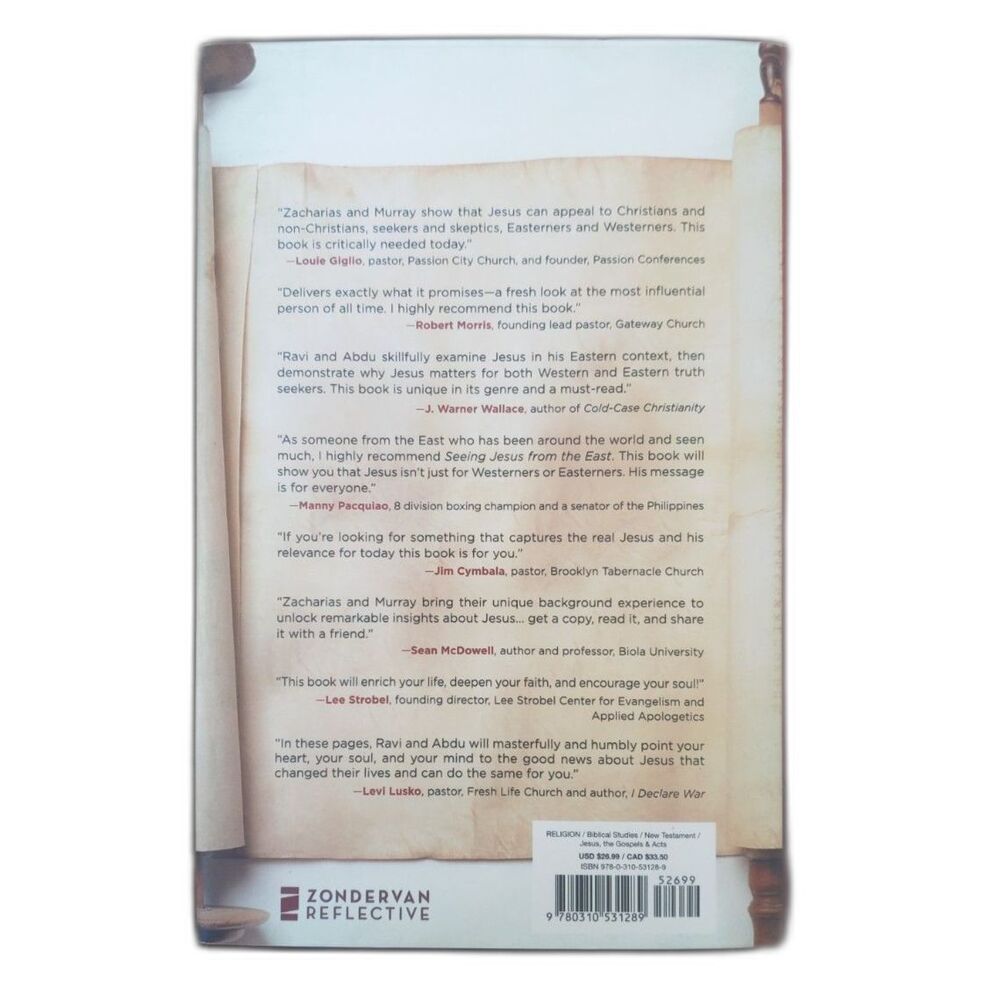 Seeing Jesus from the East - Zacharias & Murray - Hardcover - Religion - Picture 2 of 6